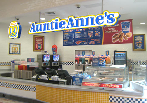 auntie anne annes pretzels franchise info mall icee